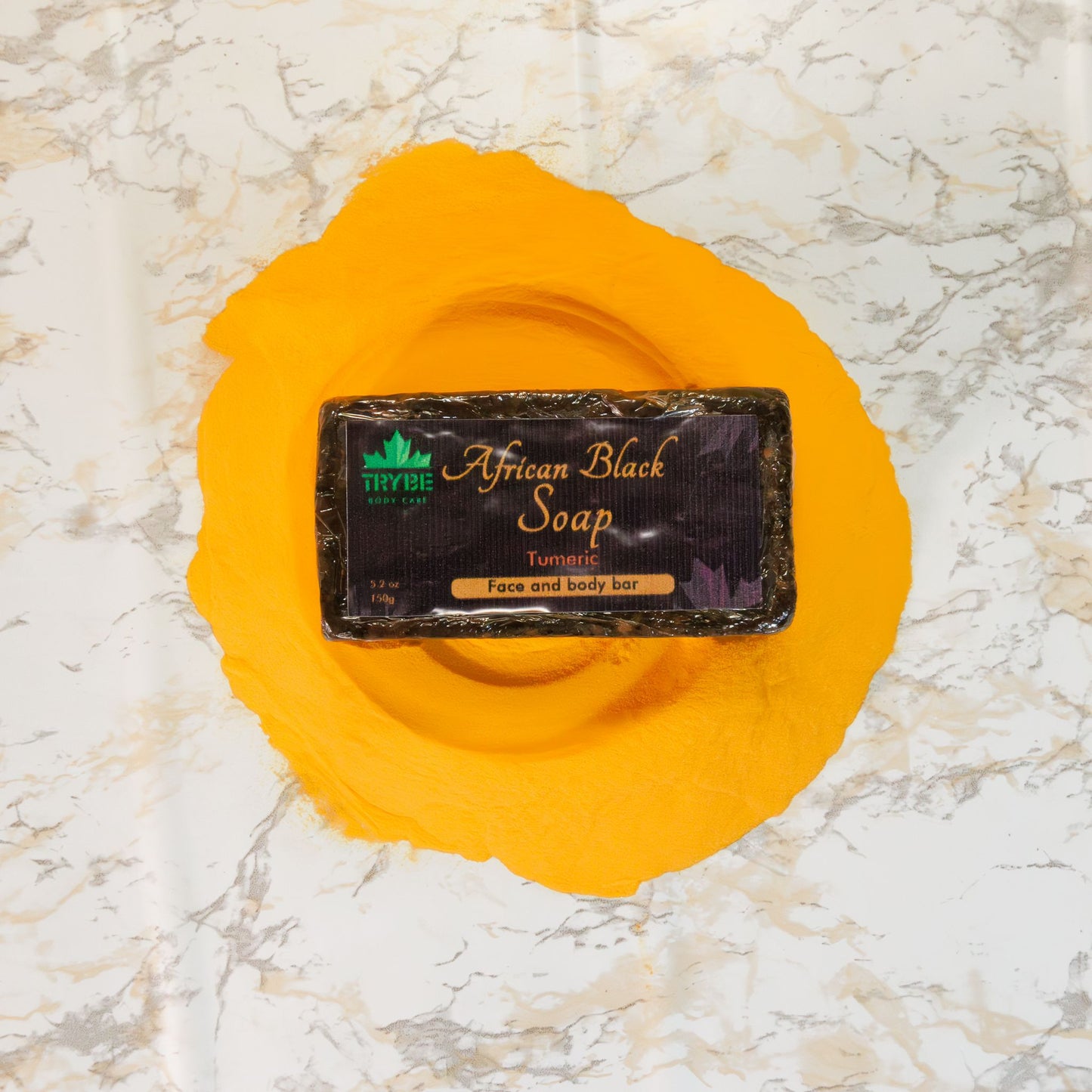 TRYBE African Shea soap (Bar) - Tumeric